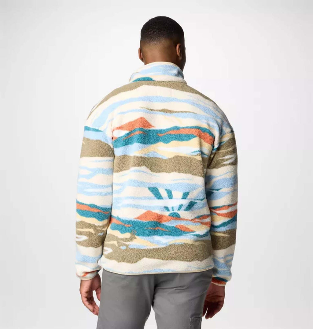 helvetia ii printed half snap fleece