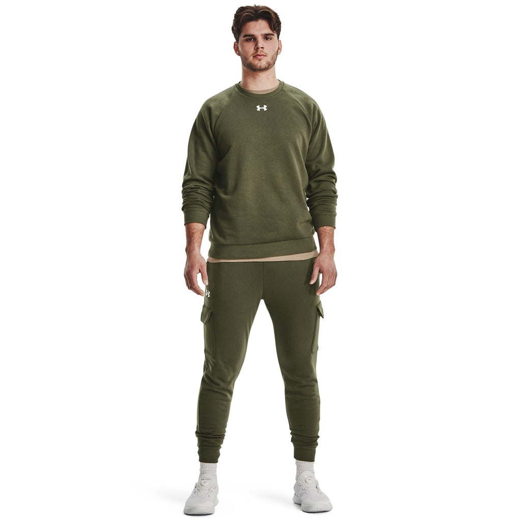 Ua Rival Fleece Crew-blk