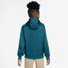 sportswear club big kids' Dri-FIT hoodie met rits