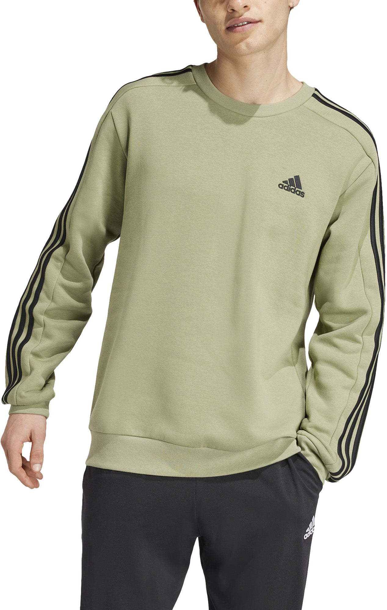 Essentials Fleece 3-Stripes sweater