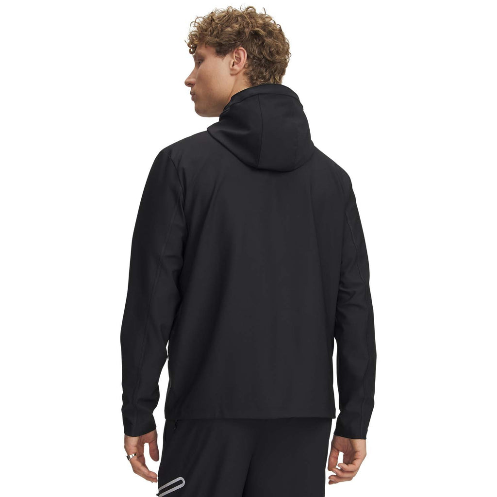ua unstoppable woven jacket-blk