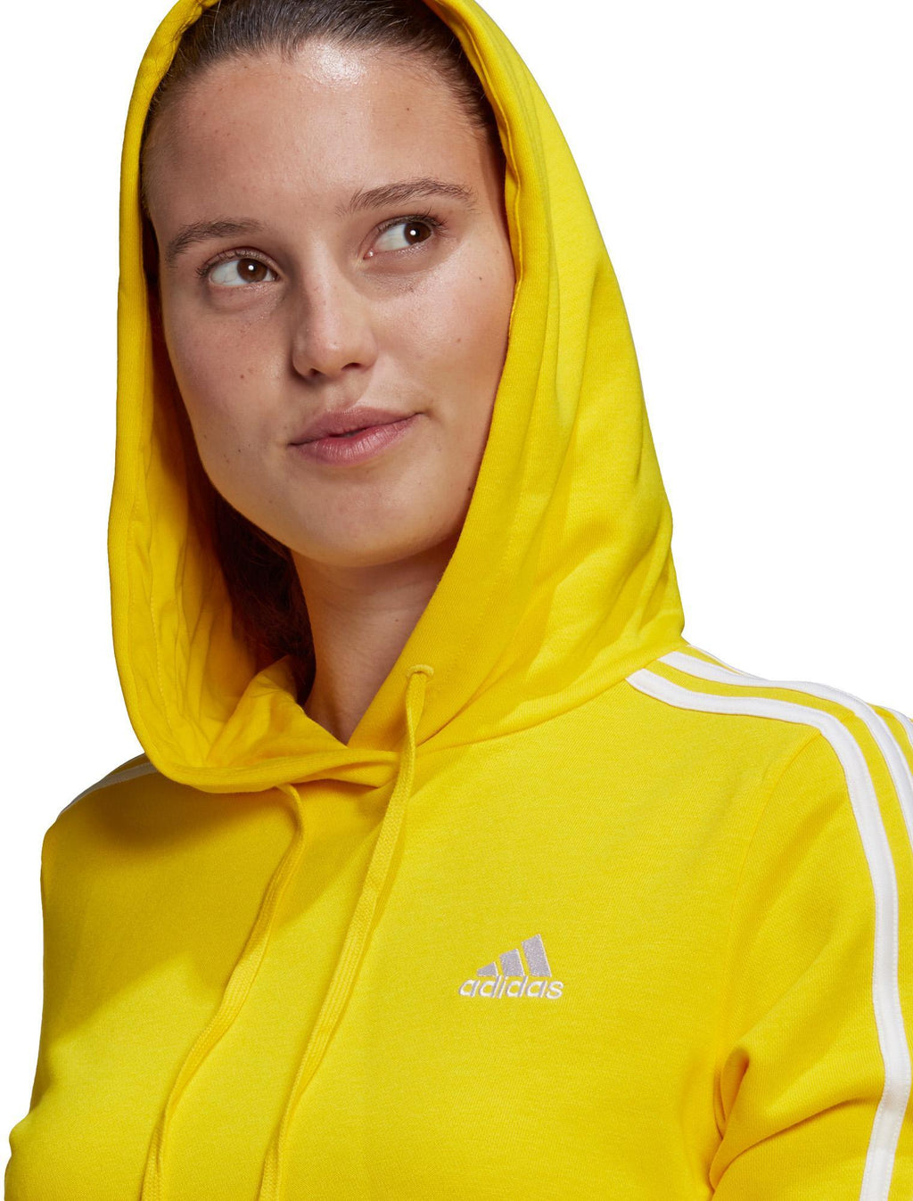 Essentials 3-Stripes Cropped Hoodie