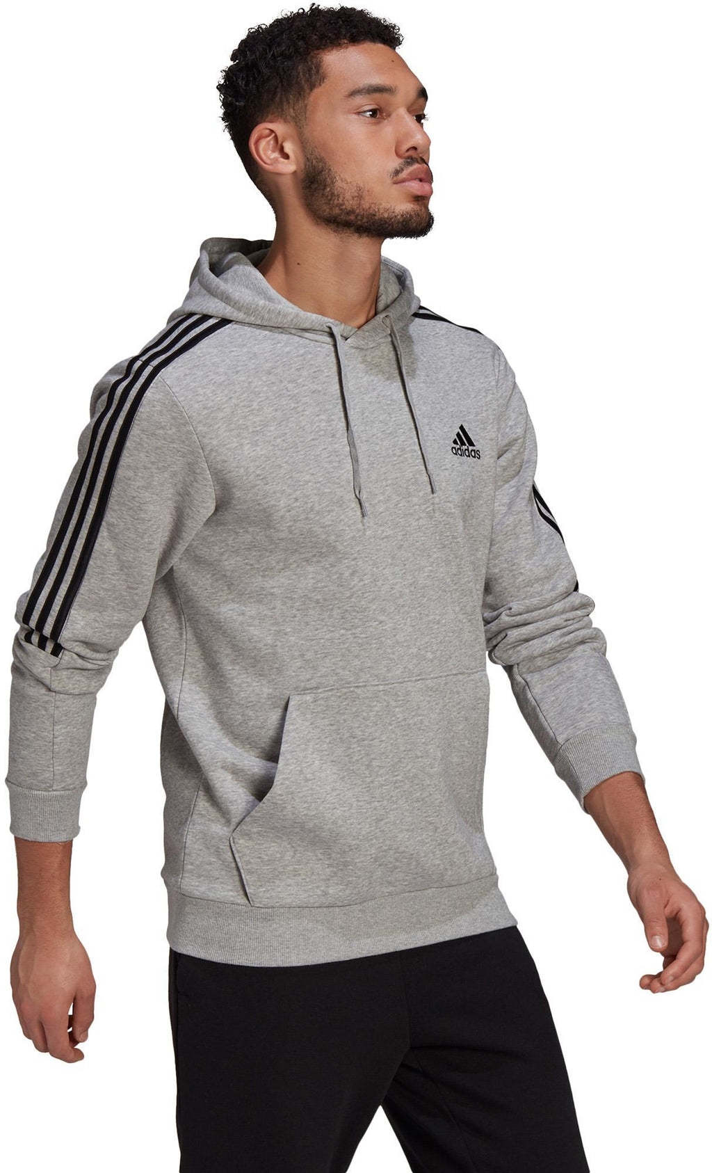 Essentials Fleece Cut 3-Stripes Hoodie