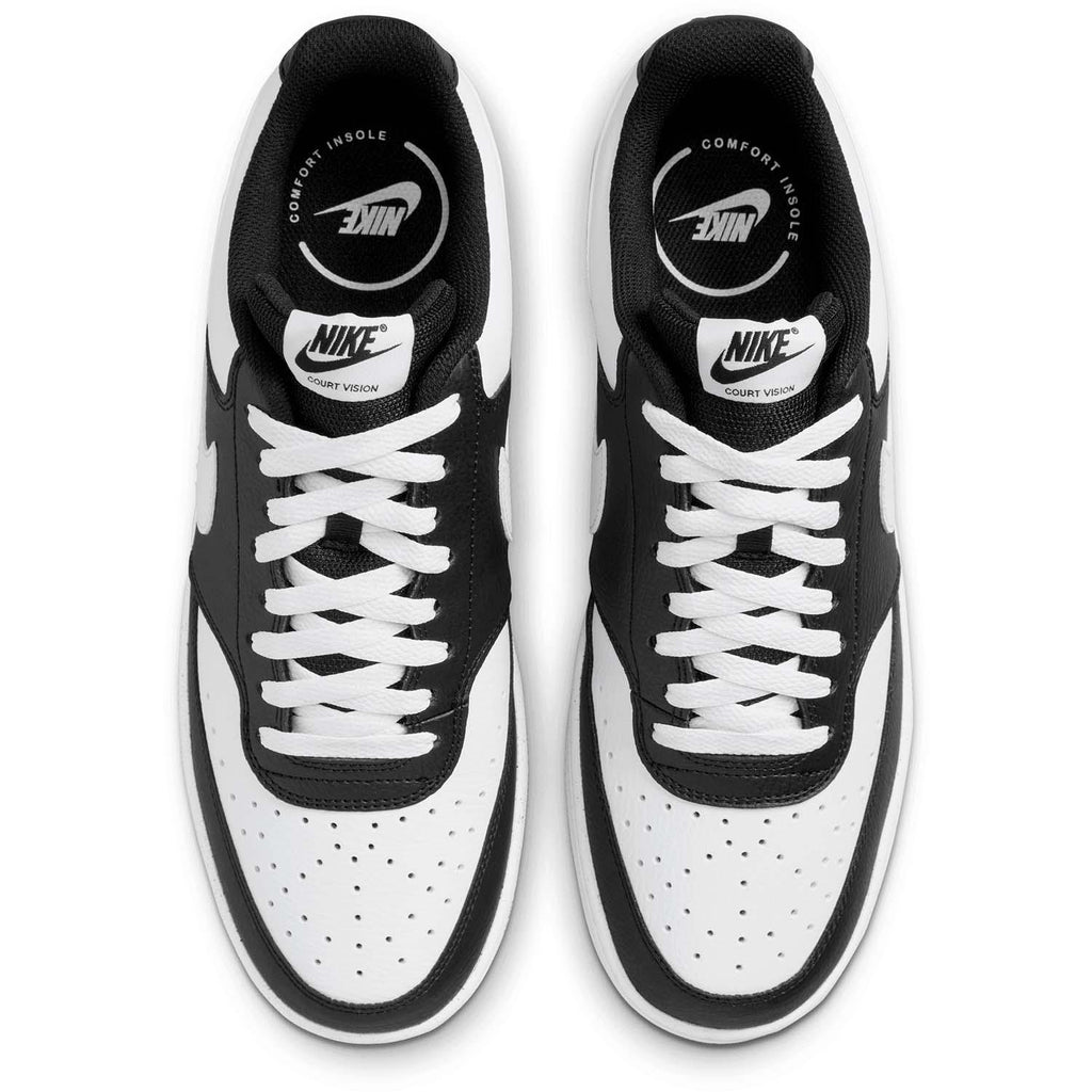 SCARPE NIKE COURT VISION LO BLK/WHT