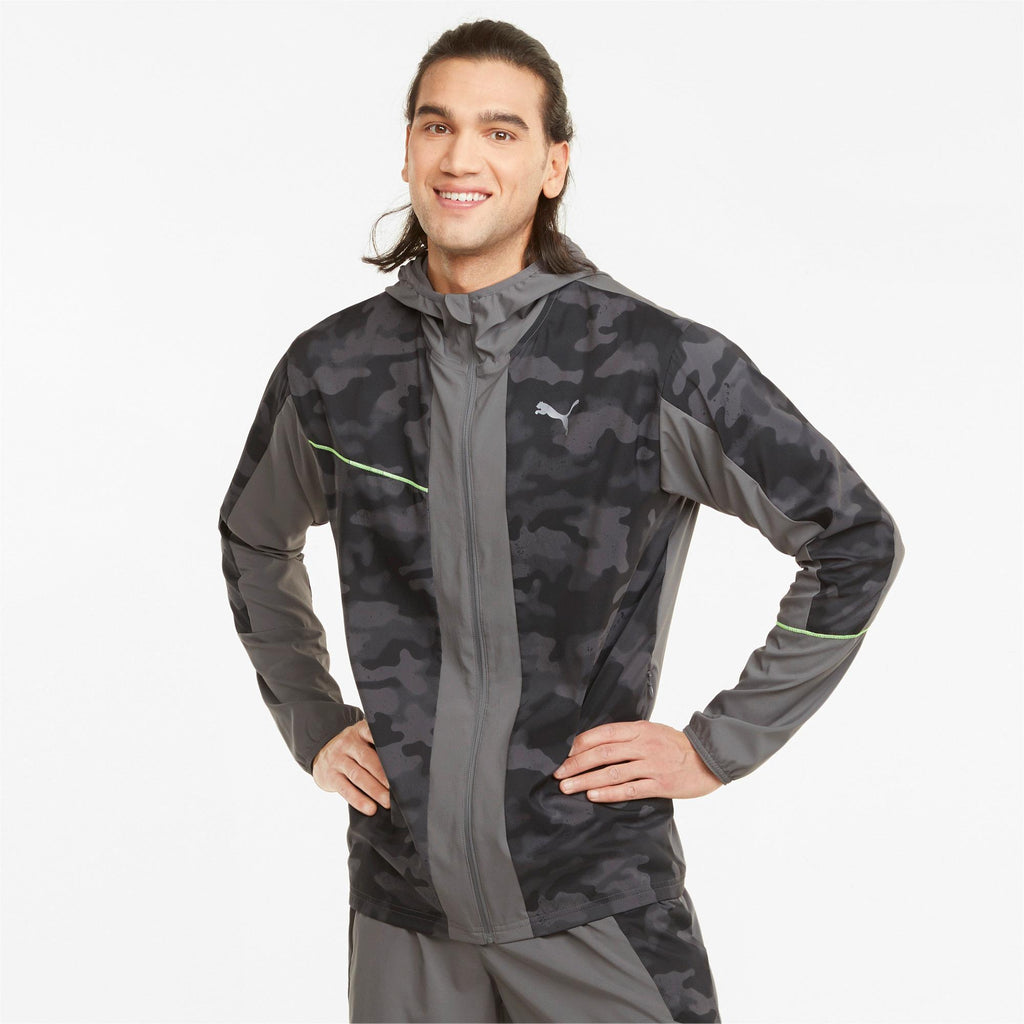 Run Graphic Hooded Jacket