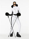 parry ski suit faux fur