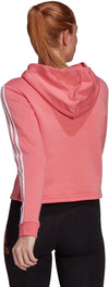 Essentials Logo Colorblock Fleece Cropped Hoodie