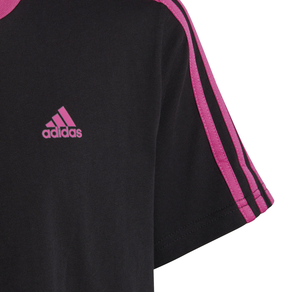 Essentials 3-Stripes Cotton Loose Fit Boyfriend shirt