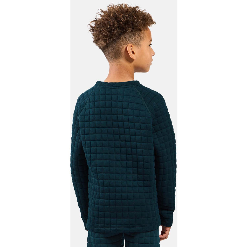 quilted kids base layer shirt