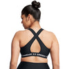 crossback mid bra-blk