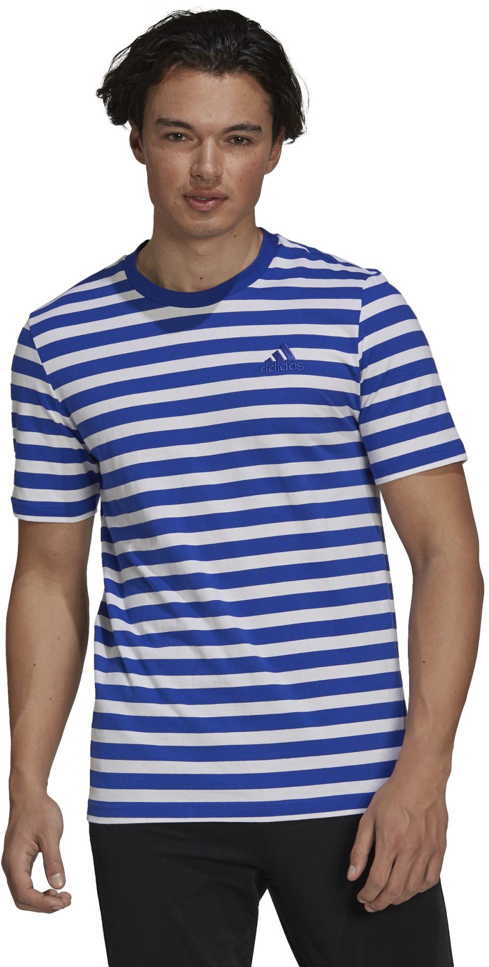 Essentials Stripey Embroidered Logo T-shirt