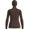 performance wool base layer shirt met facemask