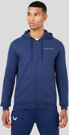 Peacoat Carbon Zip Through Hooded jack