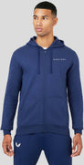 Peacoat Carbon Zip Through Hooded jack