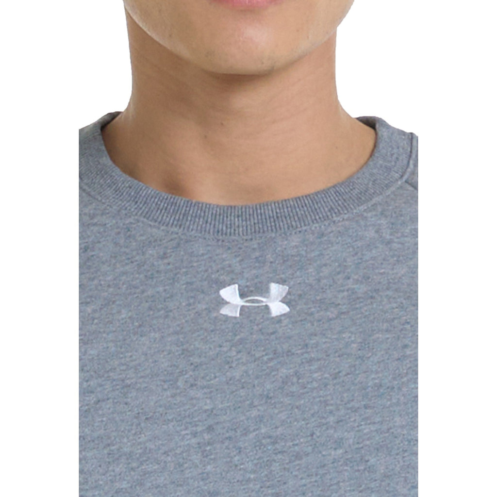 Ua Rival Fleece Crew-blk