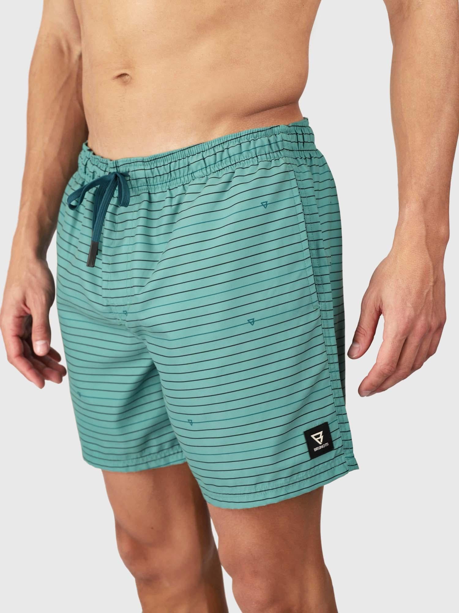 Cester-stripe Men Swim Shorts