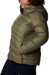 autumn park down hooded jacket
