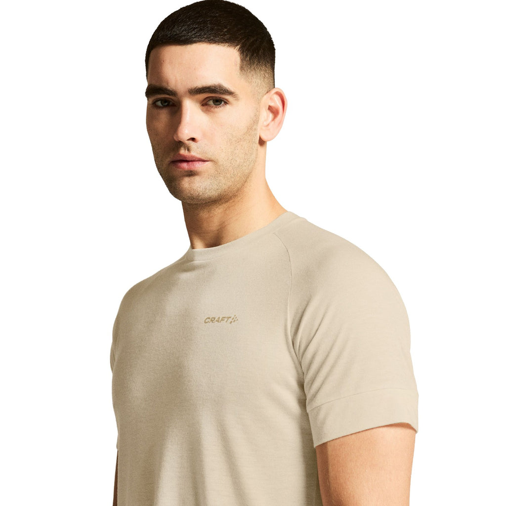 Wool Short Sleeve Tee T-shirt