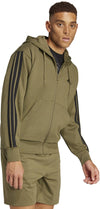 Essentials 3-Stripes Fleece hoodie