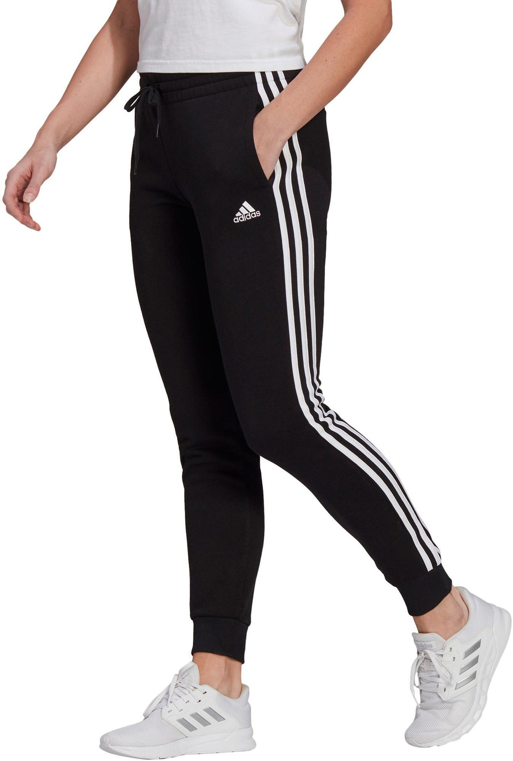 Essentials Fleece 3-Stripes Broek