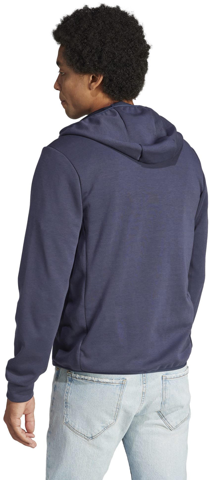 Essentials Hybride donsjack met capuchon