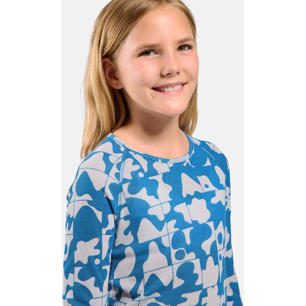 active warm graphic kids base layer shirt