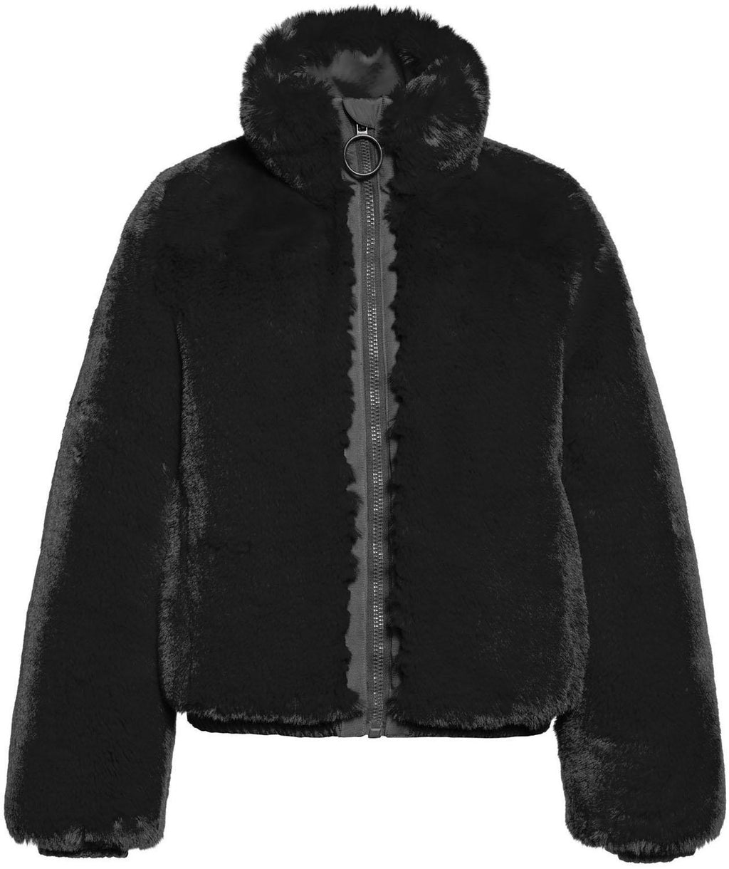 silverfox jacket faux fur