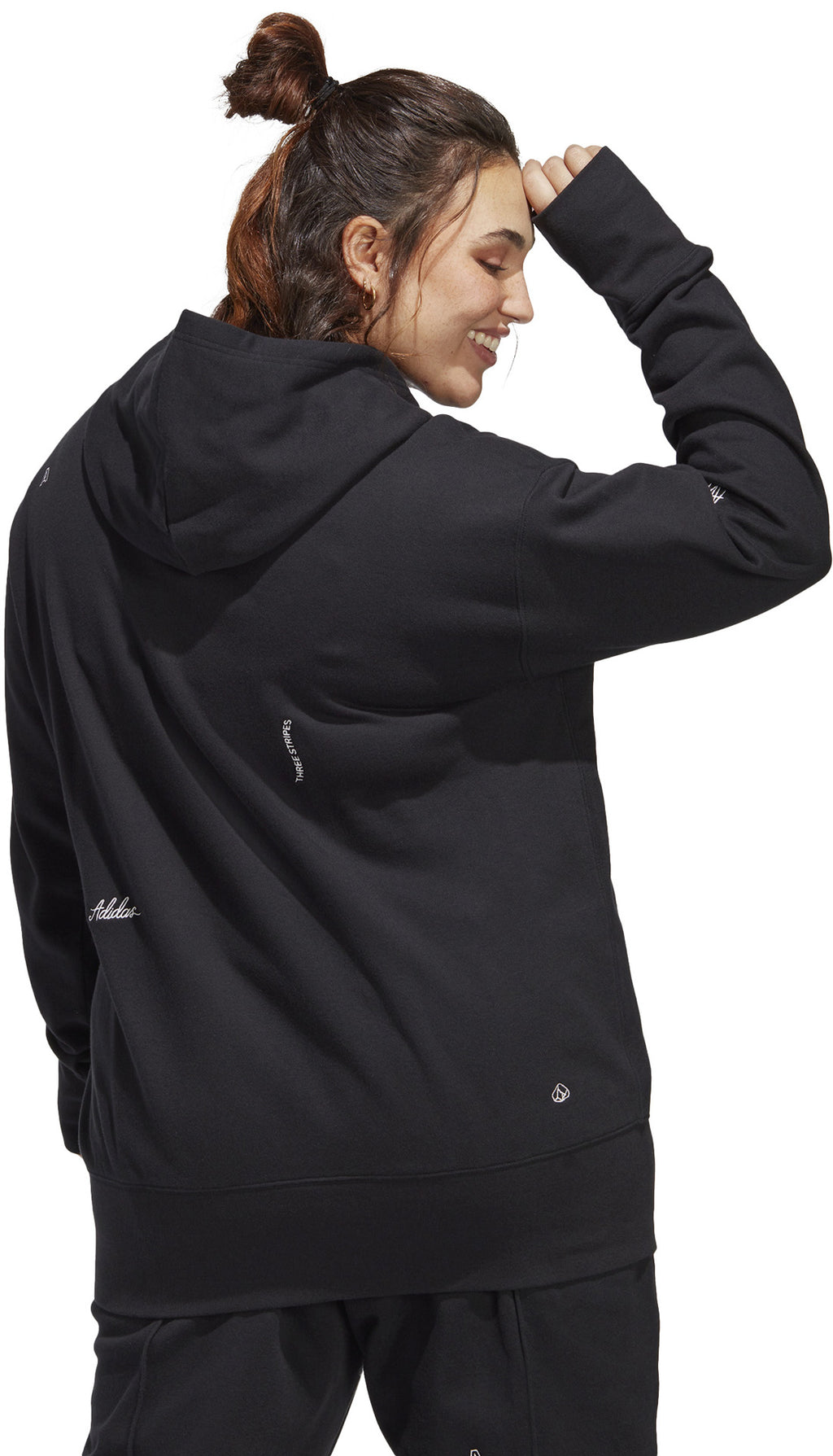 RELAXED HEALING CRYSTALS-INSPIRED GRAPHICS (PLUS SIZE) hoodie