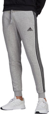 Essentials Fleece Fitted 3-Stripes Broek