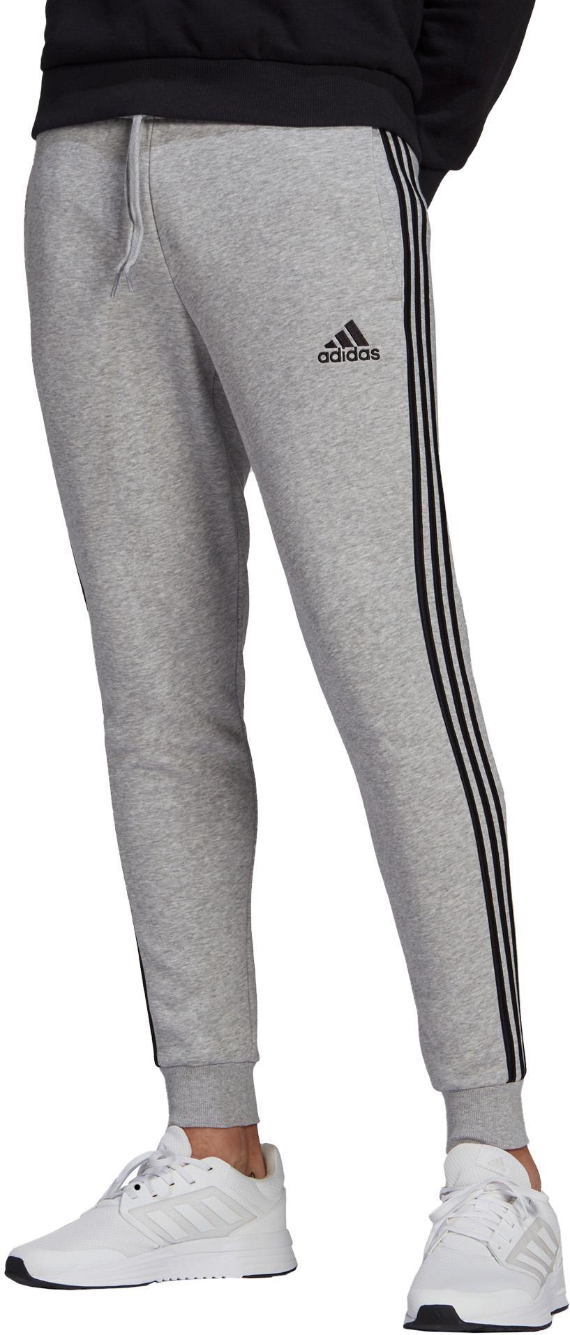 Essentials Fleece Fitted 3-Stripes Broek
