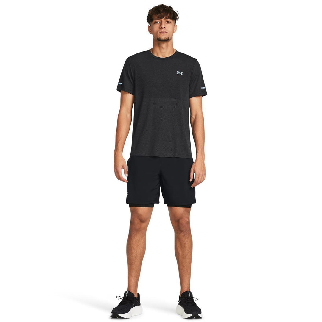 ua launch 7'' 2-in-1 short-blk
