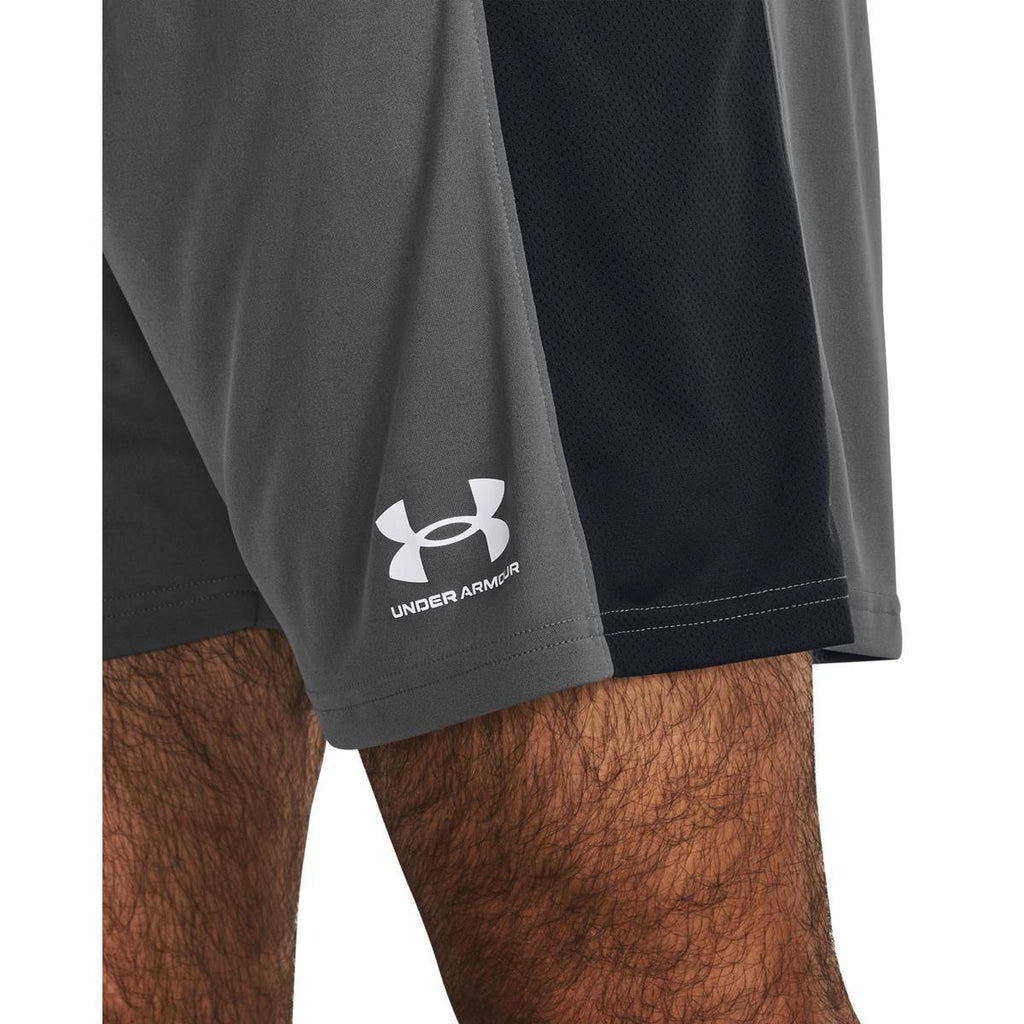 ua m's ch. knit short-gry