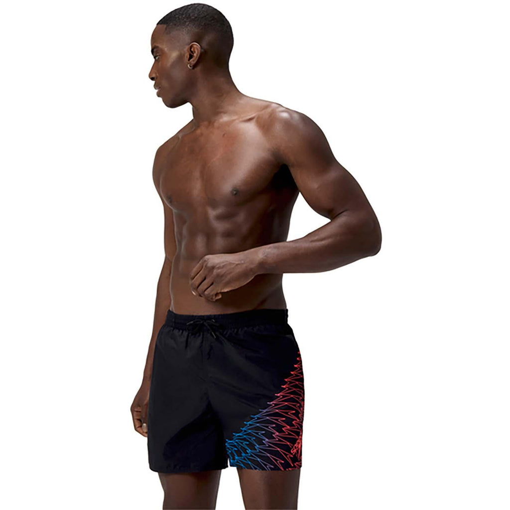 eco medley logo 16 red zwembroek