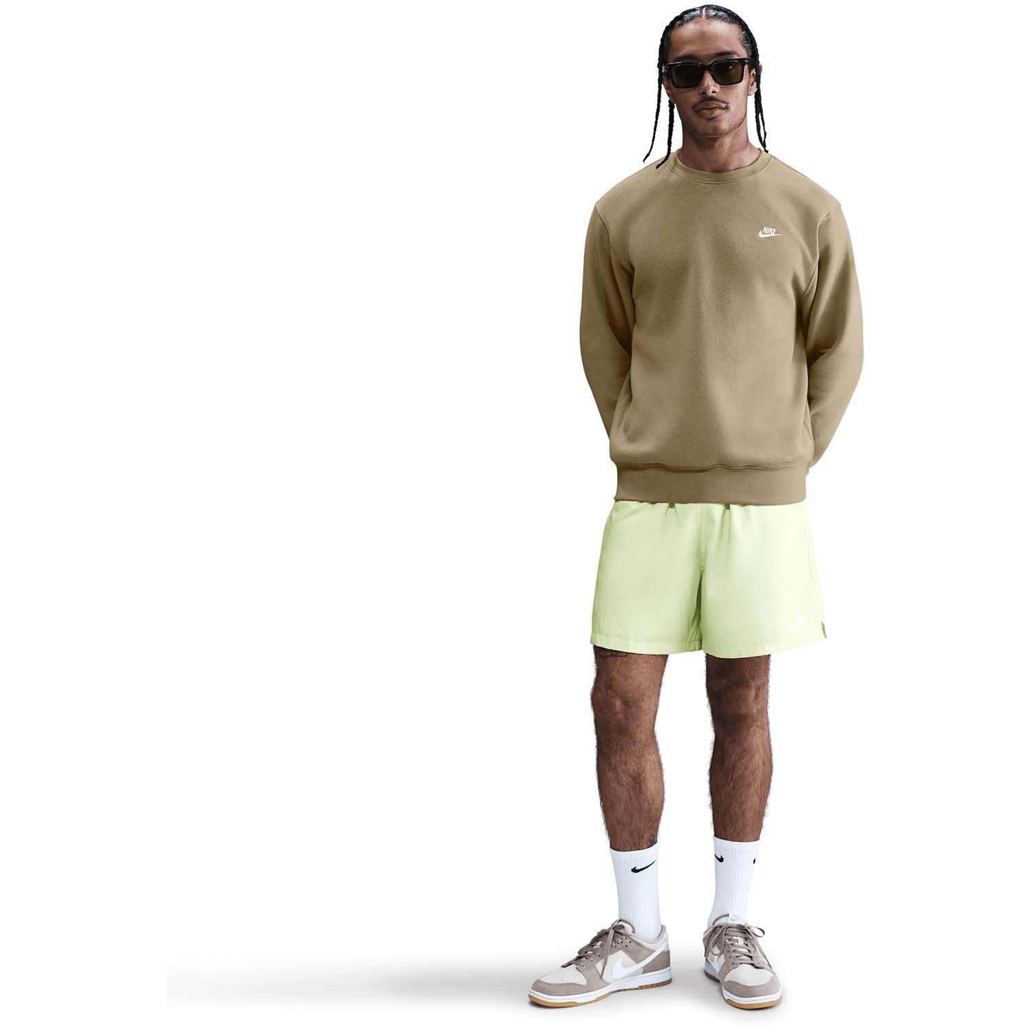 club men's brushed fleece crew