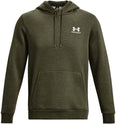 ua essential fleece hoodie-grn