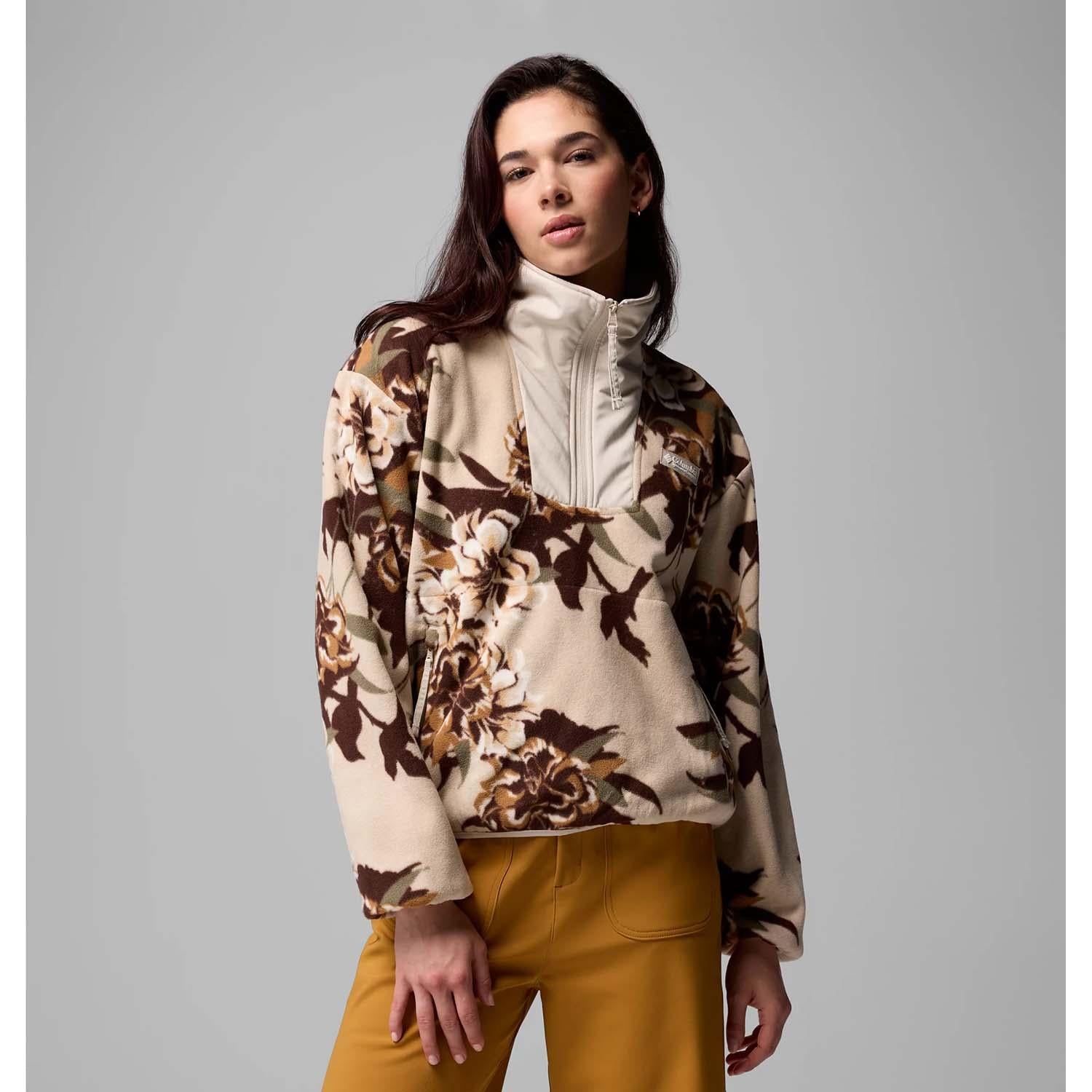 sequoia grove printed half zip
