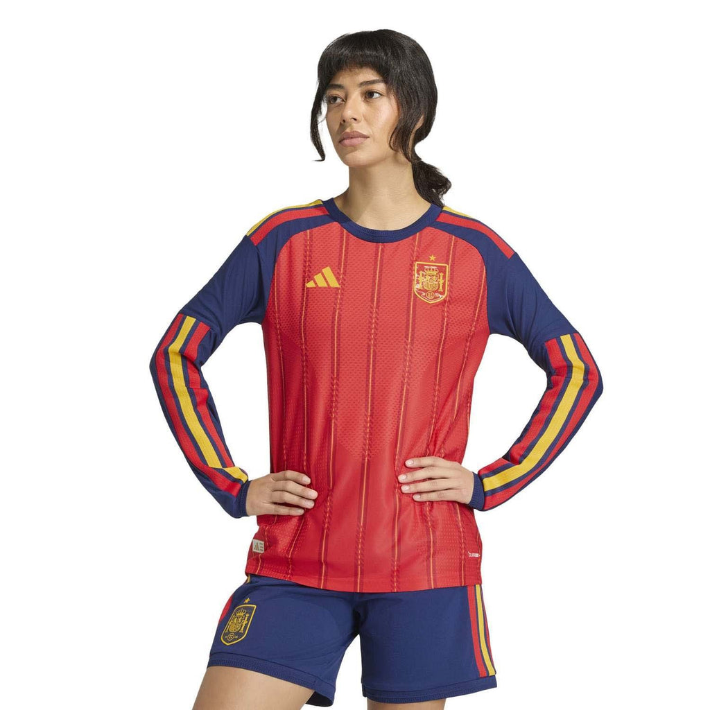 Spanje 26 Authentiek Thuisshirt met Lange Mouwen