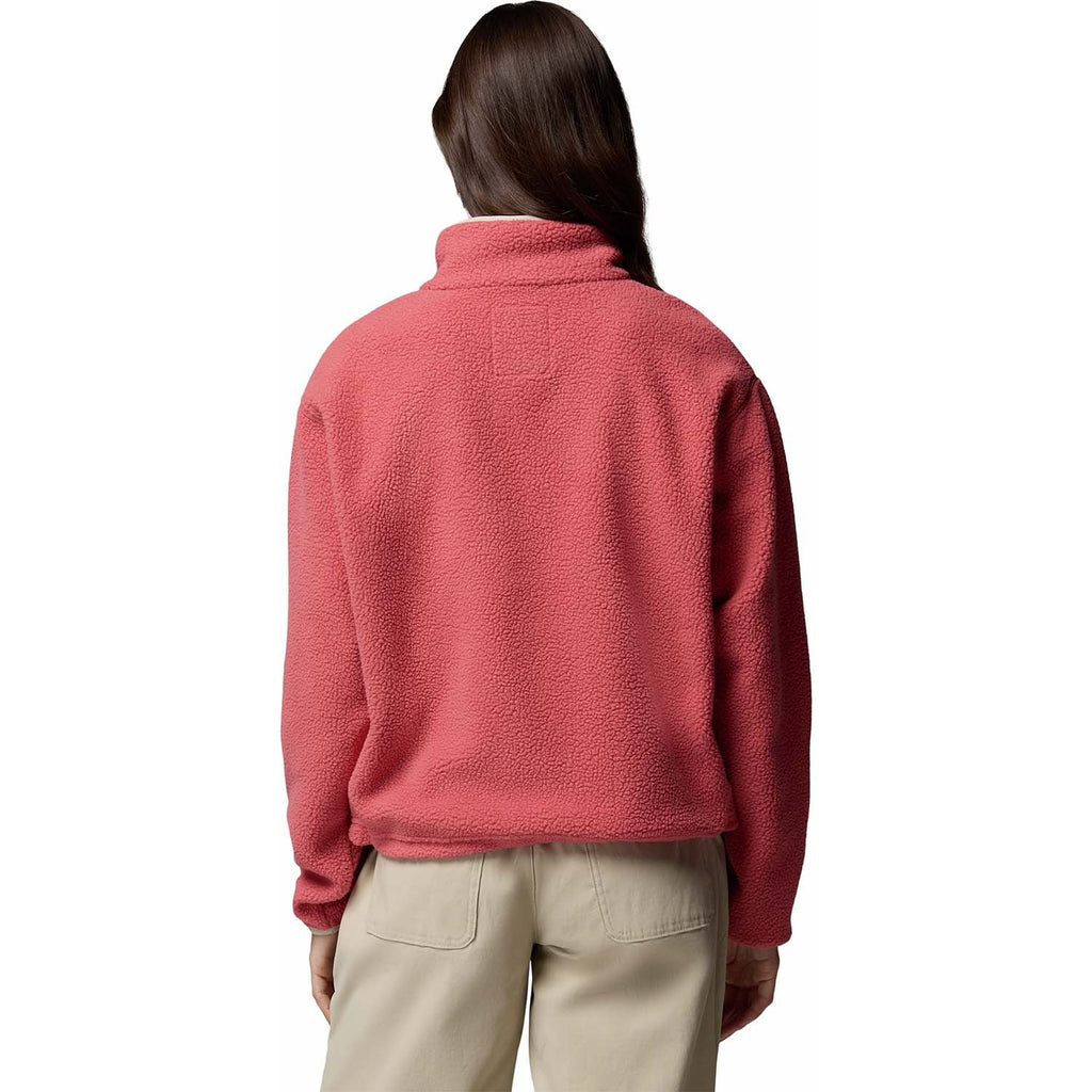helvetia ii cropped half snap fleece vest