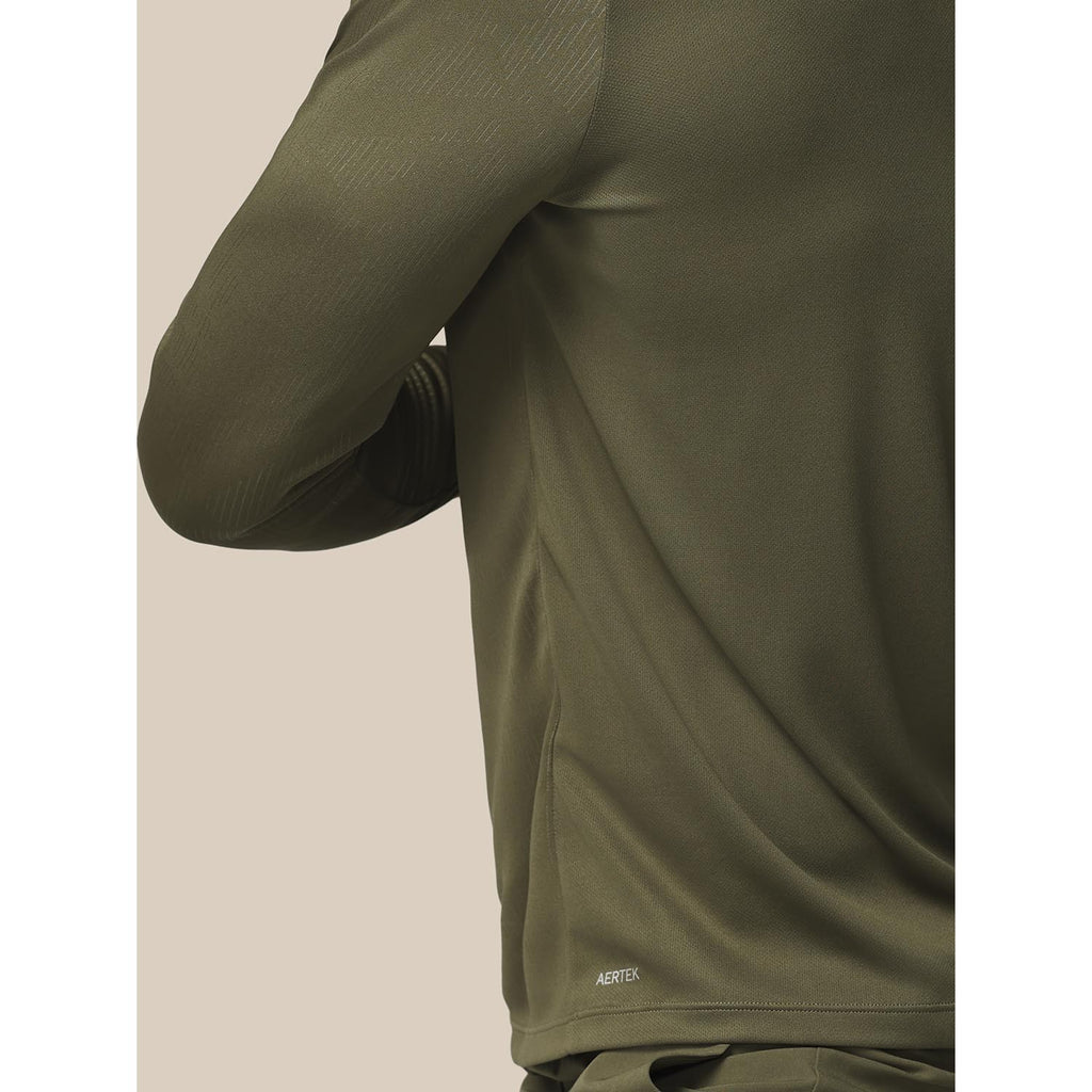 Aop 1/4 Zip Long Sleeve Top  training