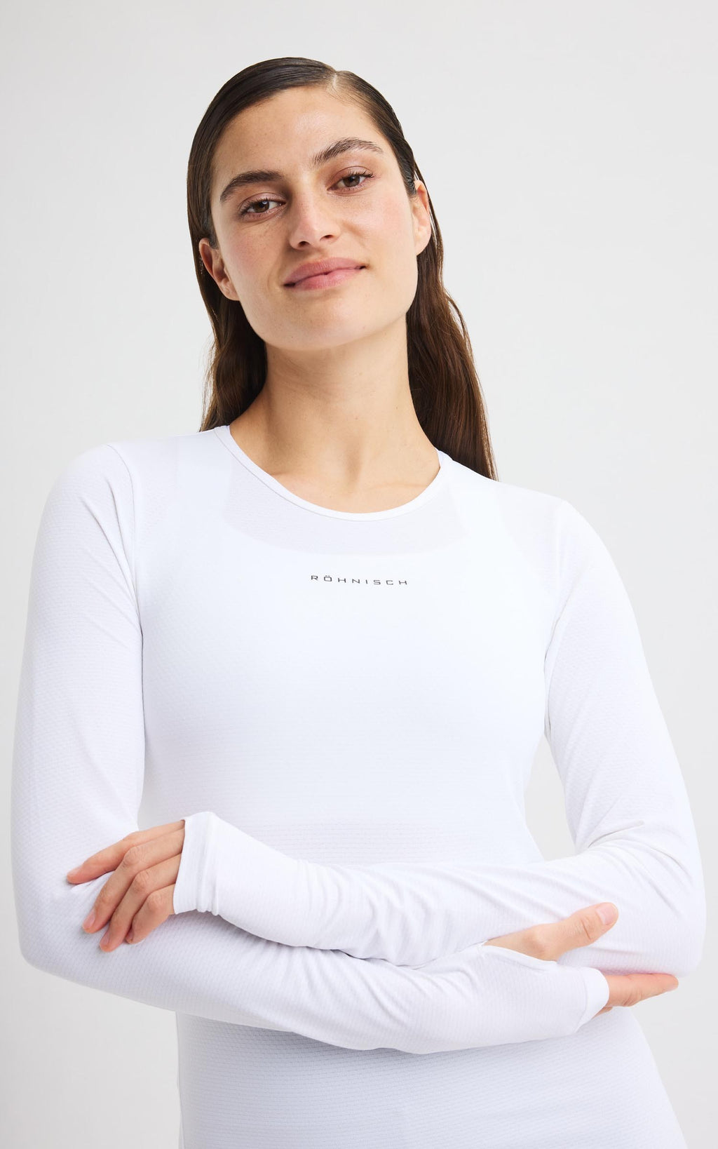 Jacquard Long Sleeve Top T-shirt  training