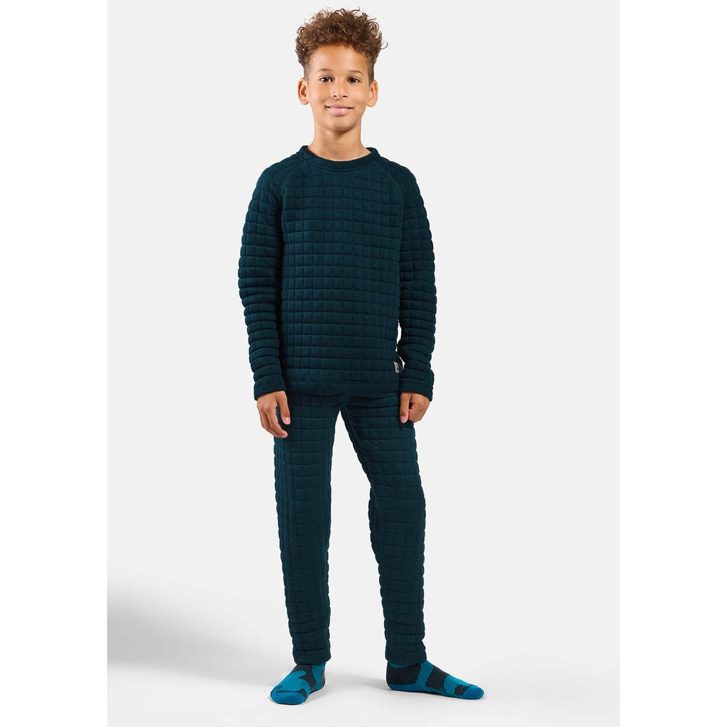 quilted kids base layer shirt