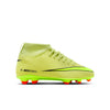Jr. Mercurial Superfly 10 Club High top voetbalschoenen voor kleuters/kids (meerdere ondergronden)