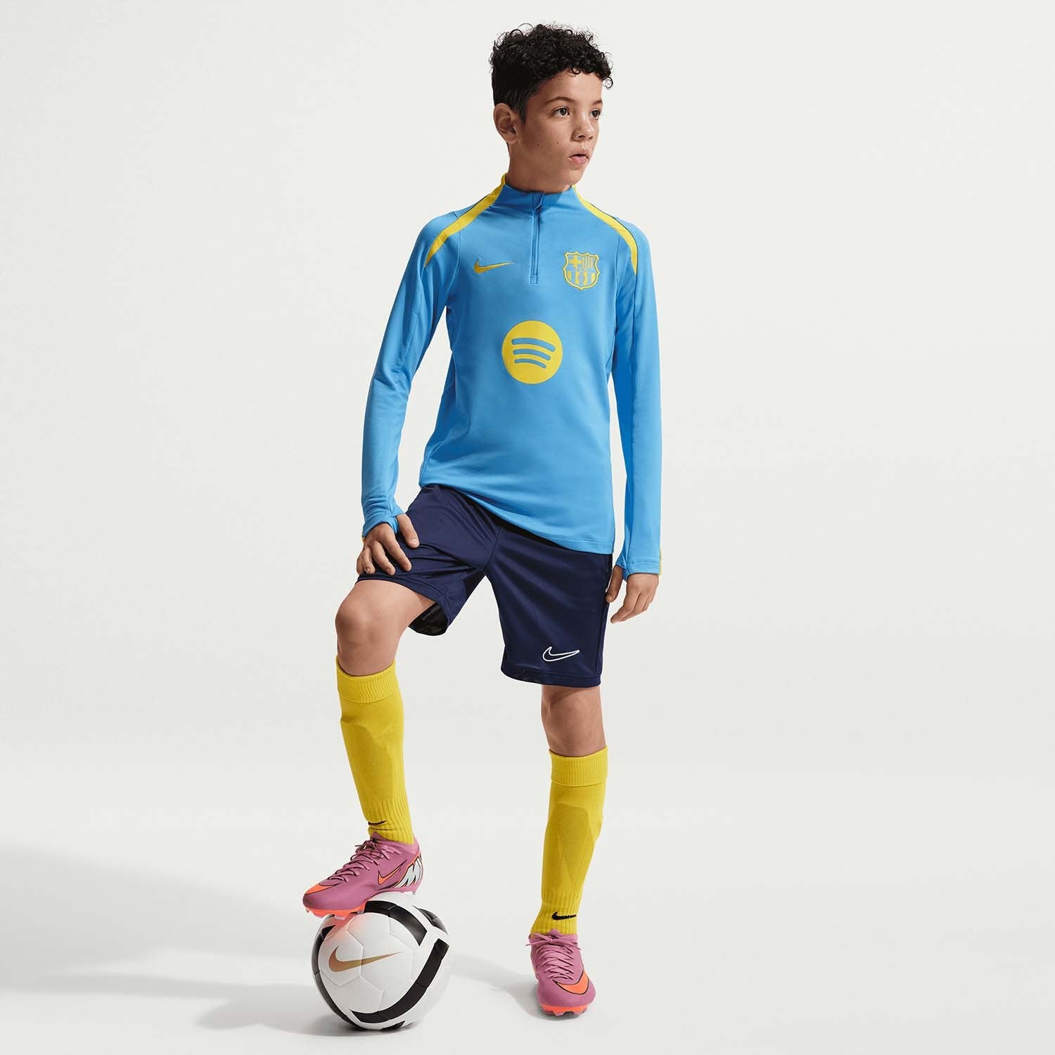 FC Barcelona Dri-FIT Strike Drill kids shirt