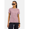 Outdoor T-shirt Crew Neck Short sleeve Merino Tencel Plain Tee