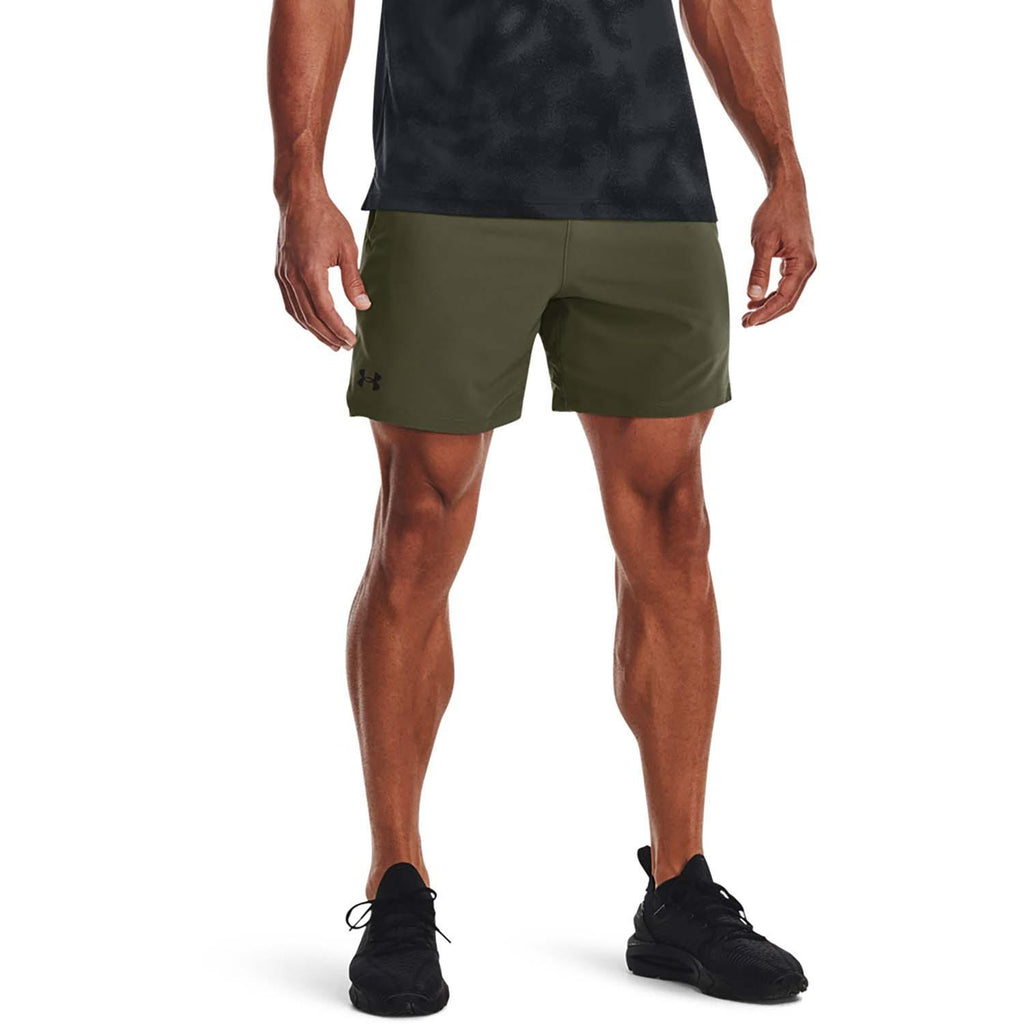 ua vanish woven 6in shorts-grn
