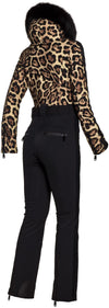 lynx ski suit faux fur