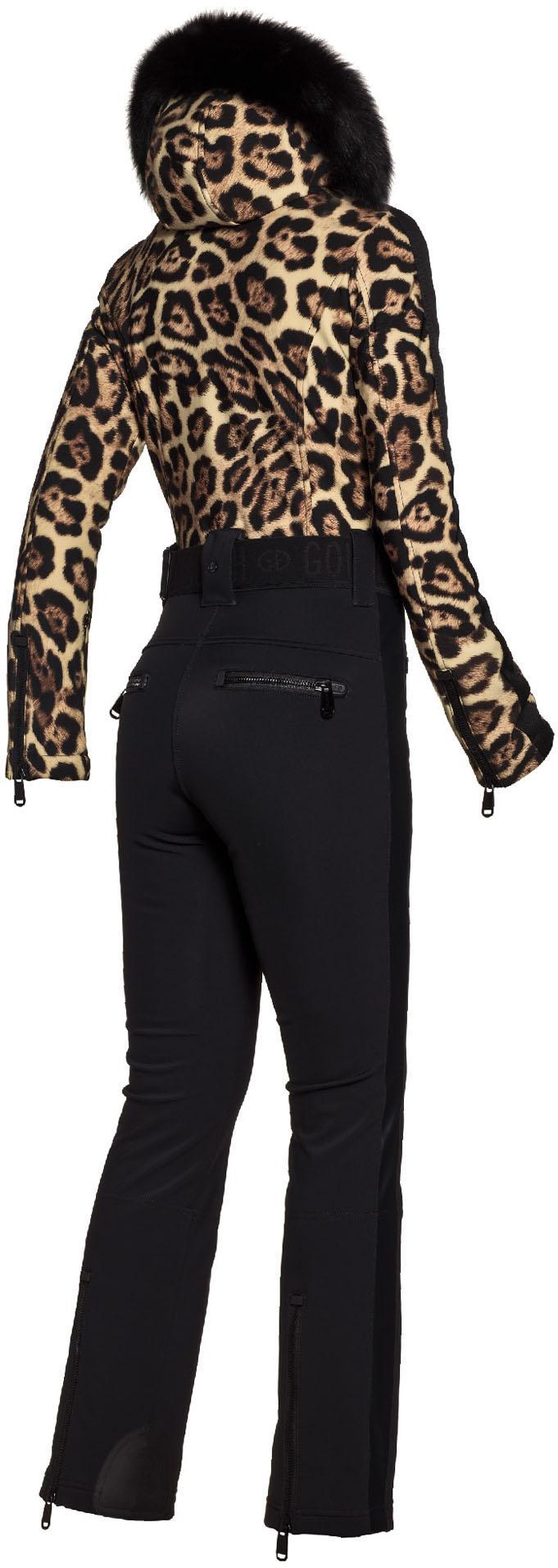 lynx ski suit faux fur