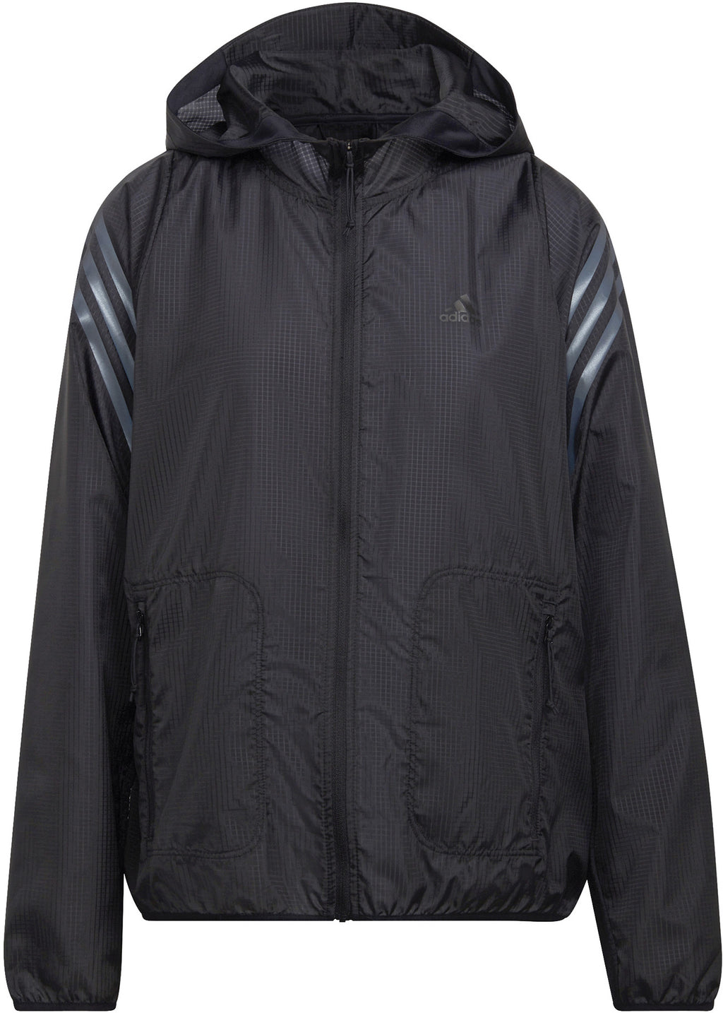 Run Icons 3-Stripes Hooded Running Windjack