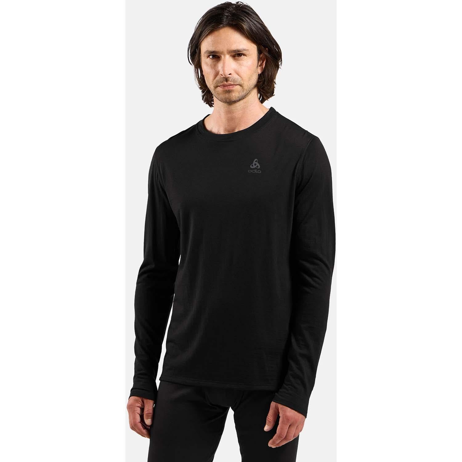 bl top crew neck l/s merino 160