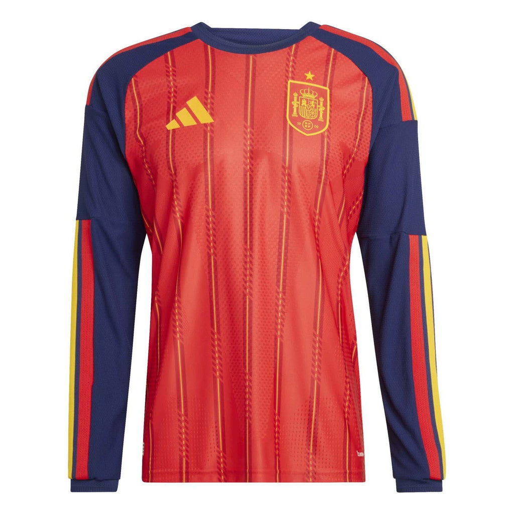Spanje 26 Authentiek Thuisshirt met Lange Mouwen